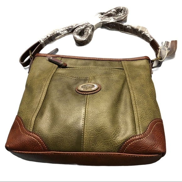 b.o.c. Purse with Charging Bank, Crossbody, Green - Picture 1 of 8